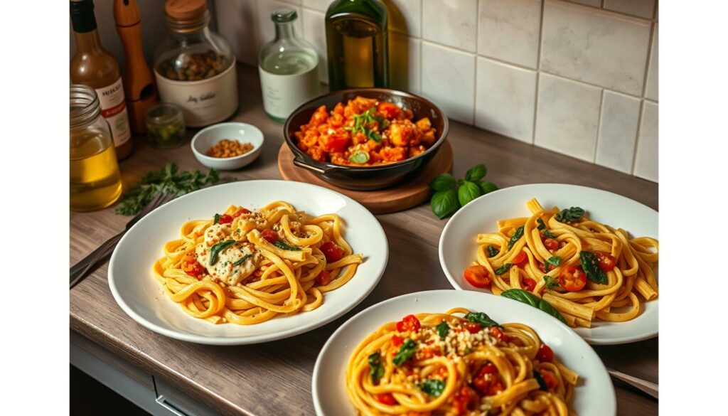 Schnelle Pasta-Gerichte für die Feierabendküche