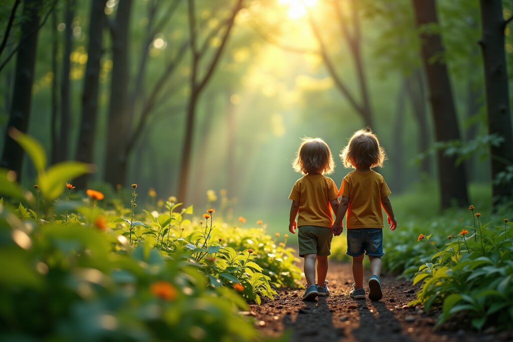 Naturerlebnisse für Kinder im grünen Paradies