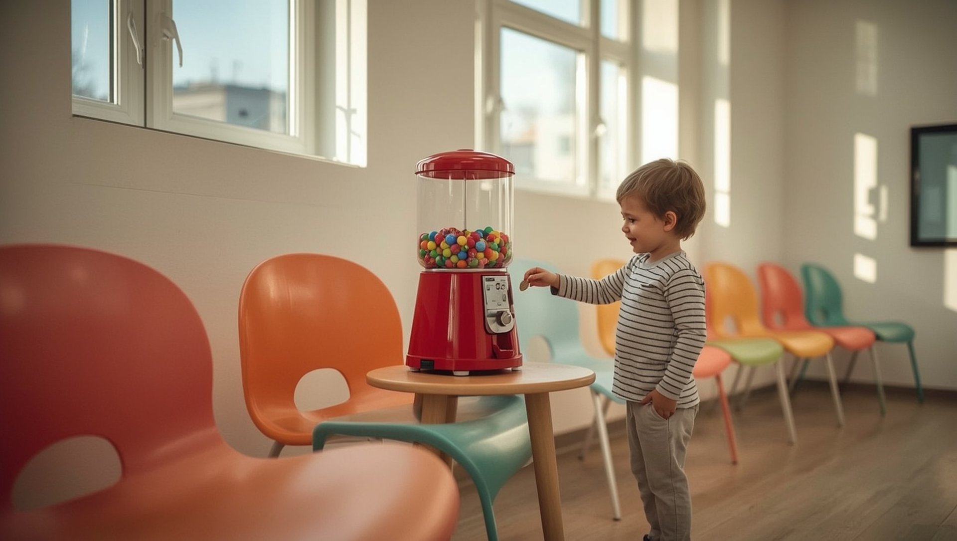 Belohnungssysteme in der Kinderarztpraxis: Warum Kapsel- und Kaugummiautomaten den klassischen Aufkleber ablösen