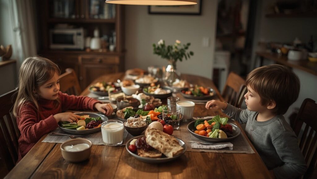 Die Ernährungspyramide für Familien: So isst der ganze Haushalt entspannt vegetarisch