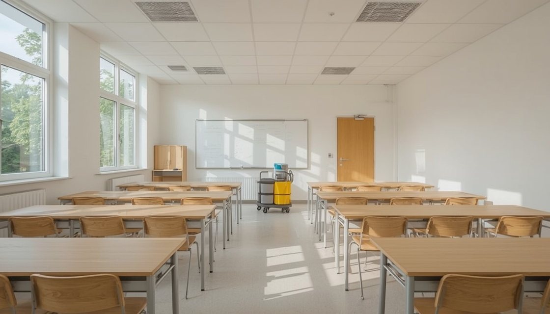 Saubere Klassenräume: Wie Reinigung Kinder schützt