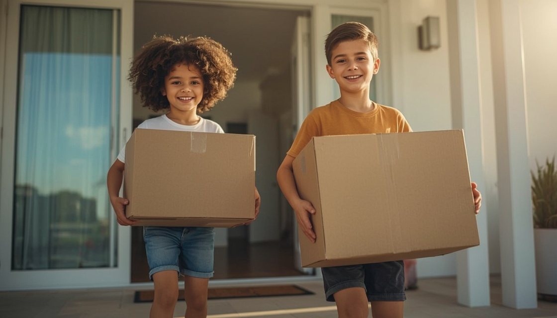 Umzug mit Kindern: So gelingt der Neustart